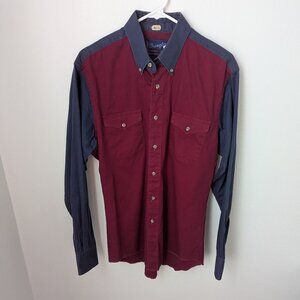 Vintage Wrangler Bull Rider Button Down, Medium